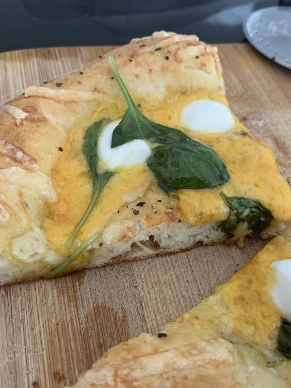 Deluxe Cheddar Parmigiana Basil 🌿 Pizza photo 10