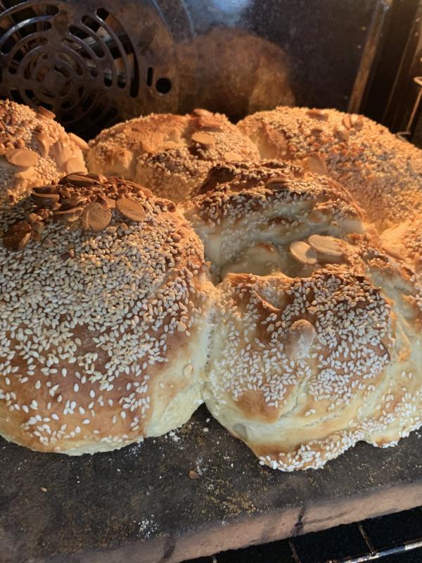Sesame Almond Hallah 🍞 Bread photo 13