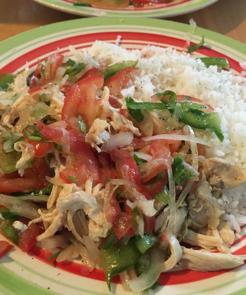 Chicken Seviche with Rice