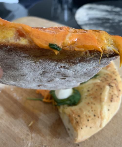 Deluxe Cheddar Parmigiana Basil 🌿 Pizza photo 11
