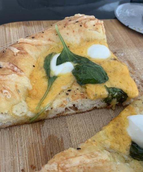 Deluxe Cheddar Parmigiana Basil 🌿 Pizza photo 10
