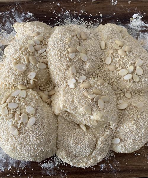 Sesame Almond Hallah 🍞 Bread photo 11
